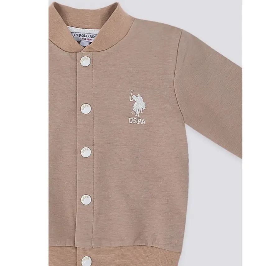 U.S. Polo Erkek Hırka Vizon - 2