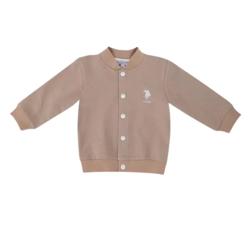 U.S. Polo Erkek Hırka Vizon - 1