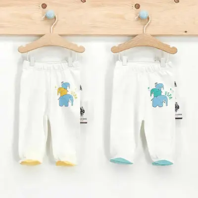 U.S. Polo Erkek Pantolon Patikli 2li Krem