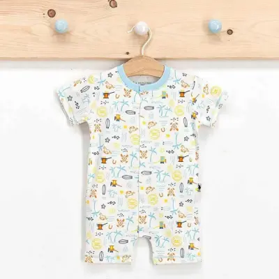 U.S. Polo Erkek Tulum Kısa Golf Mavi 