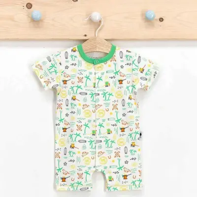 U.S. Polo Erkek Tulum Kısa Golf Yeşil - 3