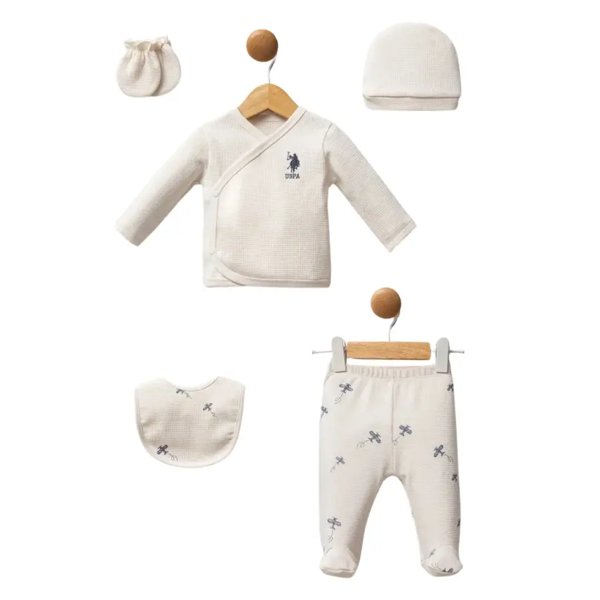 U.S. Polo Hastane Çıkışı 5li Ekru - 1