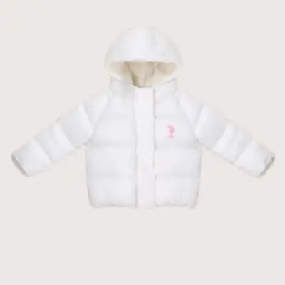 U.S. Polo Kız Bebek Mont Krem 