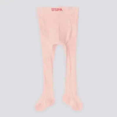 U.S. Polo Kız Çorap Külotlu Pembe - 11