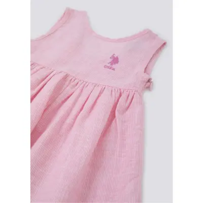 U.S. Polo Kız Elbise Takım Pembe - 3