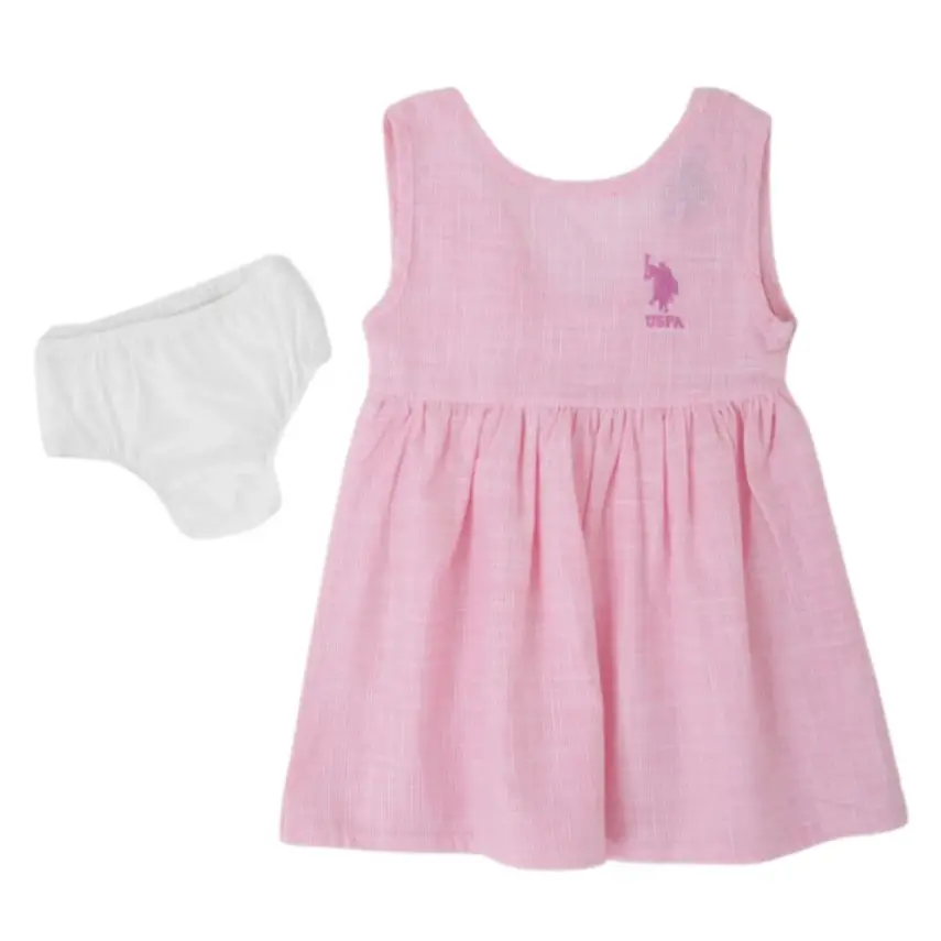 U.S. Polo Kız Elbise Takım Pembe - 1