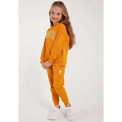 U.S. Polo Kız Eşofman Takımı Gold - 4