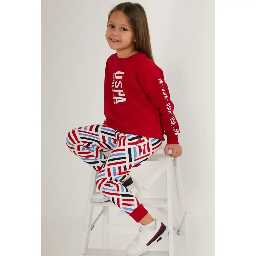 U.S. Polo Kız Eşofman Takımı Kırmızı - 3