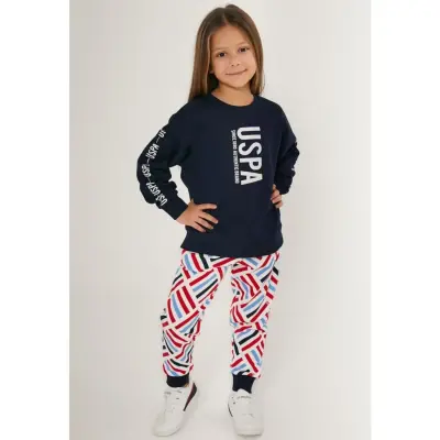 U.S. Polo Kız Eşofman Takımı Lacivert