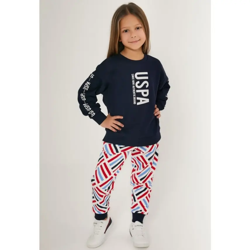 U.S. Polo Kız Eşofman Takımı Lacivert - 7