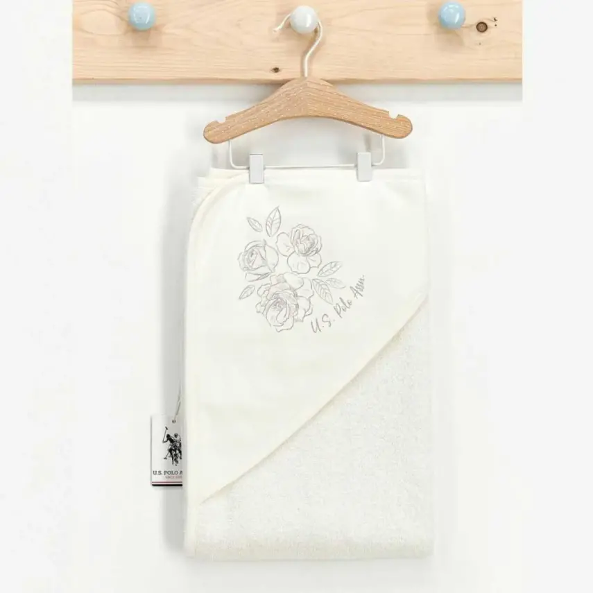 U.S. Polo Kız Havlu Krem - 1
