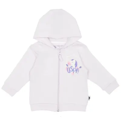 U.S. Polo Kız Hırka Kapüşonlu Açık Lila - 2