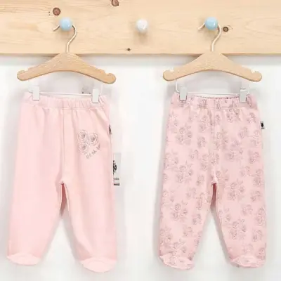 U.S. Polo Kız Pantolon Patikli 2li Toz Somon