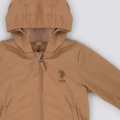 U.S. Polo Kız Yağmurluk Camel - 3