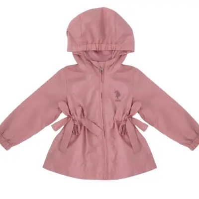 U.S. Polo Kız Yağmurluk Gül Kurusu 