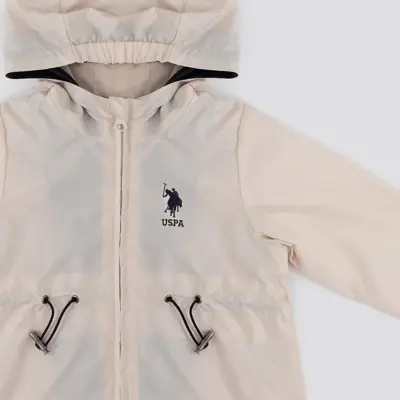 U.S. Polo Kız Yağmurluk Krem - 4