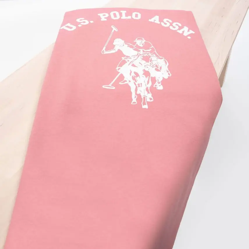 U.S. Polo Unisex Battaniye Retro Pembe - 1
