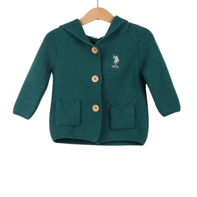 U.S. Polo Unisex Hırka Kapüşonlu Cam - 6