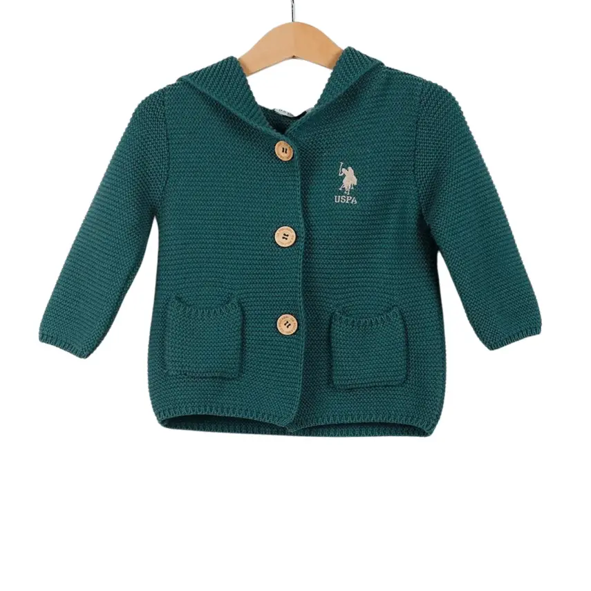 U.S. Polo Unisex Hırka Kapüşonlu Cam - 6