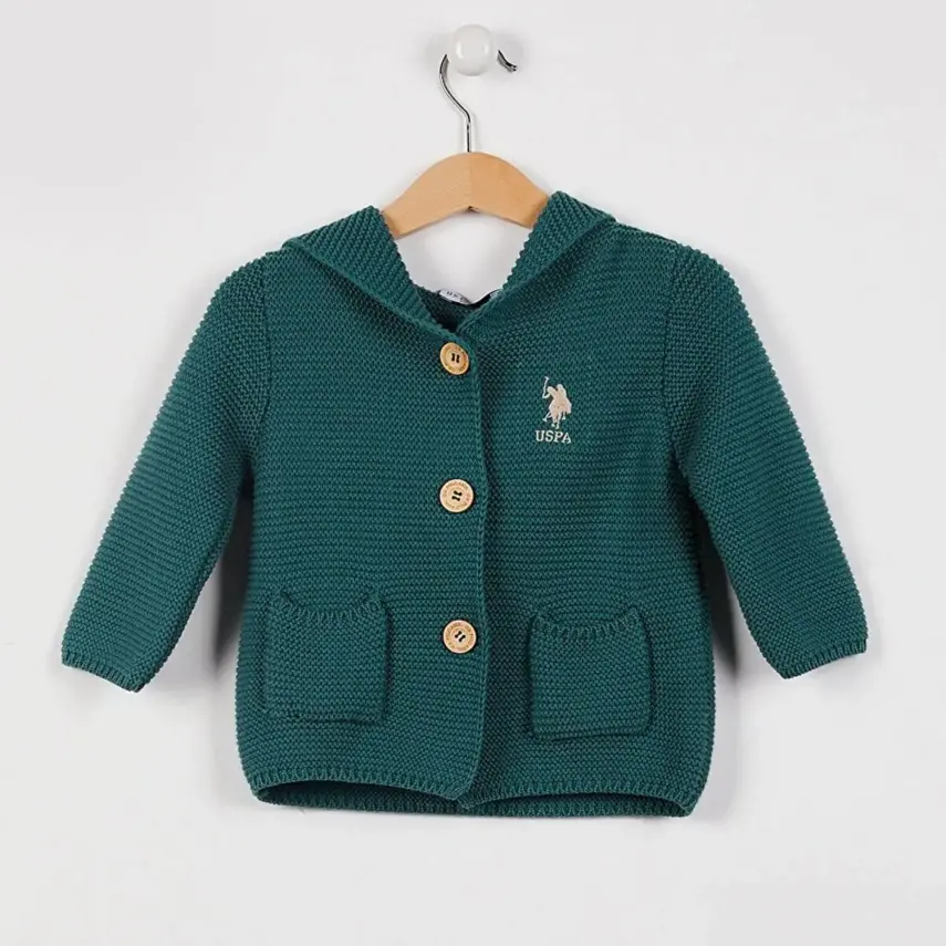 U.S. Polo Unisex Hırka Kapüşonlu Cam - 9