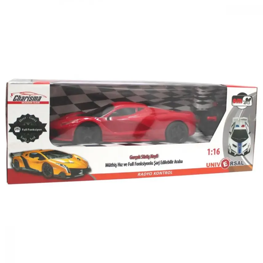 Uzaktan Kumandalı Full Fonksiyon Araba Polis - 2