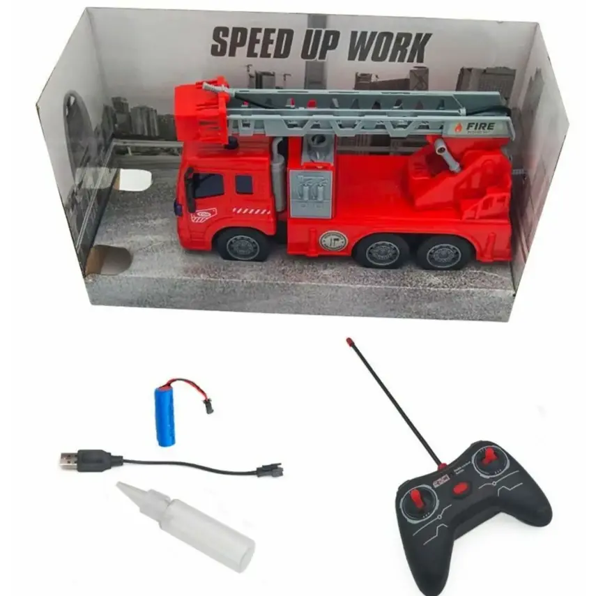 Uzaktan Kumandalı Su Atan İtfaiye Aracı 1:18 - 1