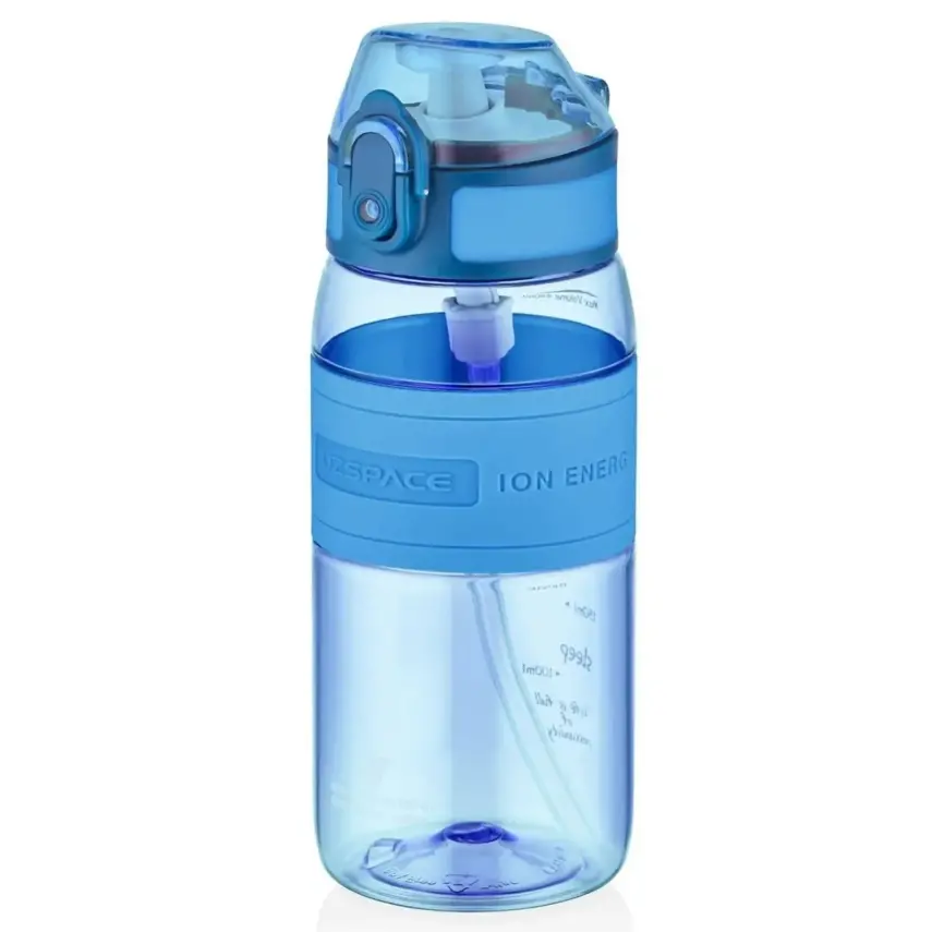 Uzspace Tritan Pipetli Suluk 440 ml Koyu Mavi - 1