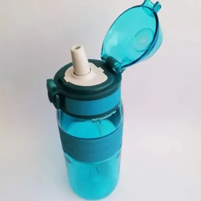 Uzspace Tritan Pipetli Suluk 600 ml Mavi - 2