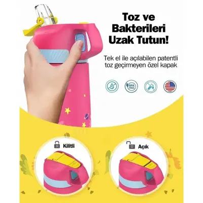 Vagonlife Çelik Termos 350 ml Mavi - 2