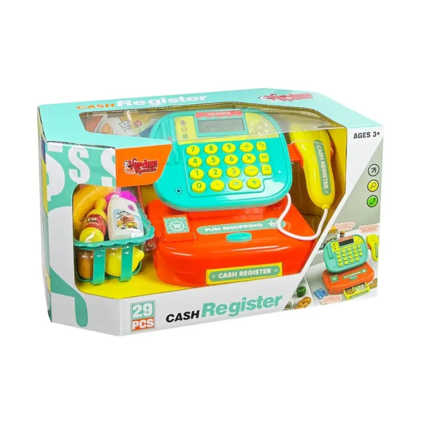 Vardem Aksesuarlı Işıklı, Hesap Makinalı Yazarkasa 29 Parça - 1