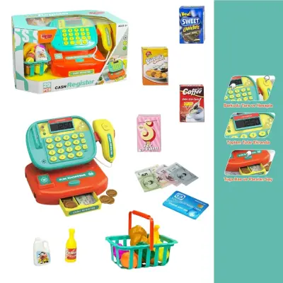 Vardem Aksesuarlı Işıklı, Hesap Makinalı Yazarkasa 29 Parça - 2