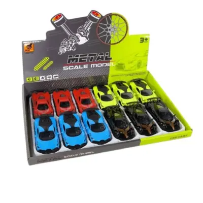 Vardem Çek Bırak Metal Araba Bugatti 1:36  - 3