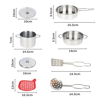 Vardem Çelik Tencere Tava Seti 8 Parça - 3