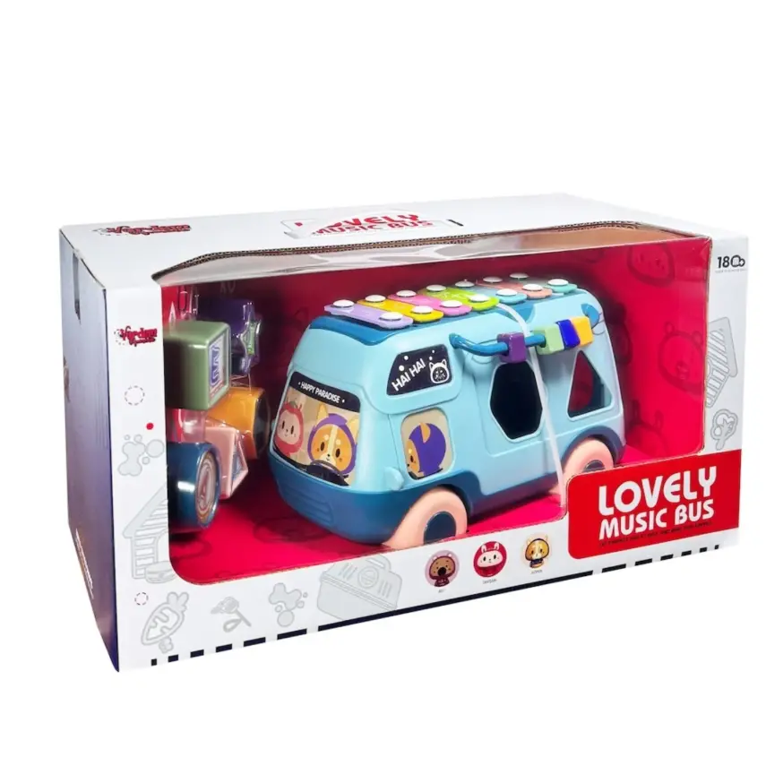 Vardem Eğitici Bul Tak ,Işıklı ve Müzikli Otobüs - 1