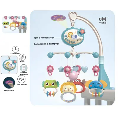 Vardem Işıklı Müzikli Bebek Dönencesi