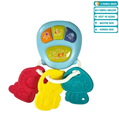 Vardem Işıklı ve Müzikli Anahtarlık Bebek Piyanosu - 2