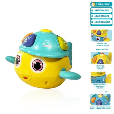 Vardem Işıklı ve Müzikli Balık Bebek Piyanosu - 3