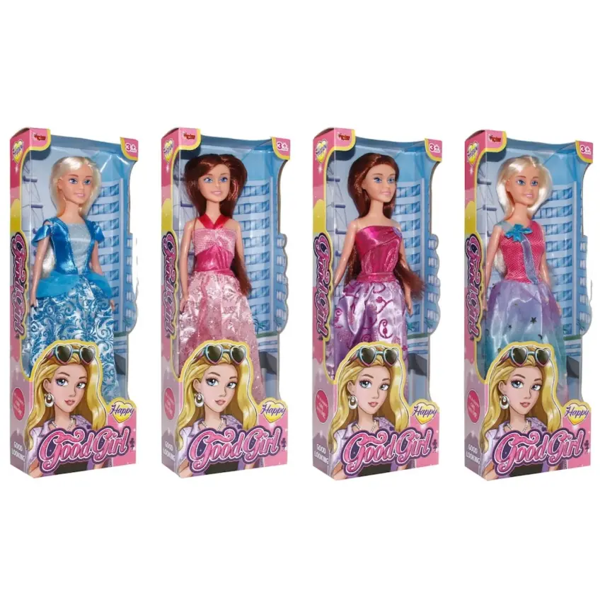 Vardem Kutulu Renkli Kıyafetli Manken Bebek 29 cm - 4