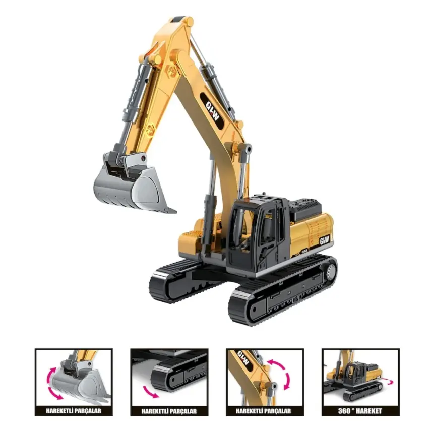 Vardem Sürtmeli Metal İnşaat Aracı Kazıcı Ekskavatör - 2