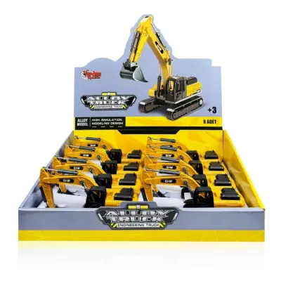 Vardem Sürtmeli Metal İnşaat Aracı Kazıcı Ekskavatör - 3