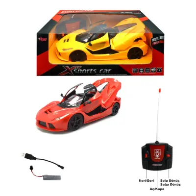 Vardem Uzaktan Kumandalı Full Fonksiyon Şarjlı 1:16 Kapı Ve Bagajı Açılan Araba