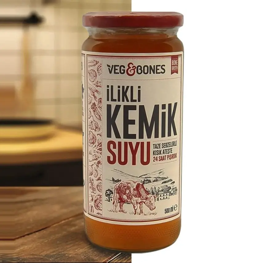 Veg&Bones İlikli Kemik Suyu 480 ml - 1