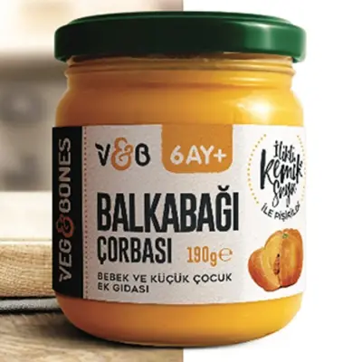 Veg&Bones İlikli Kemik Suyu Balkabağı Çorbası 190 gr - 2
