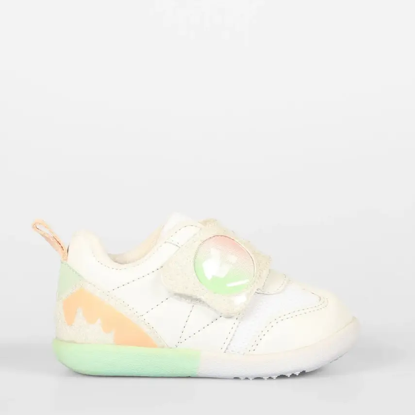 Vicco Donut Kız Bebek İlk Adım Spor Ayakkabı Phylon Beyaz - Pudra - 3