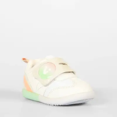 Vicco Donut Kız Bebek İlk Adım Spor Ayakkabı Phylon Beyaz - Pudra - 9