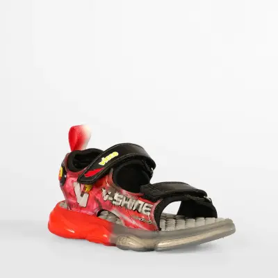 Vicco Felipe Erkek Bebek Sandalet Işıklı Phylon Siyah - 4