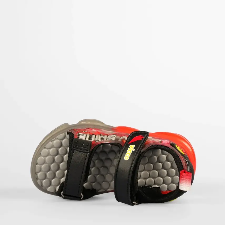 Vicco Felipe Erkek Bebek Sandalet Işıklı Phylon Siyah - 6