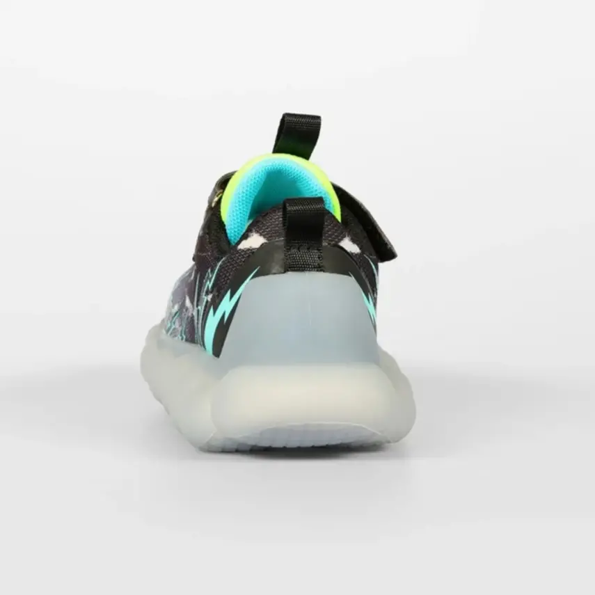 Vicco Flash Ayakkabı Spor Patik Işıklı Phylon Siyah - 6