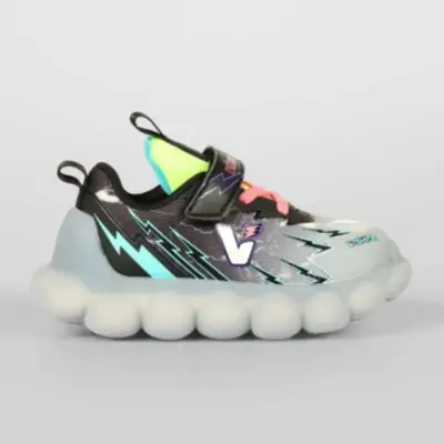 Vicco Flash Ayakkabı Spor Patik Işıklı Phylon Siyah