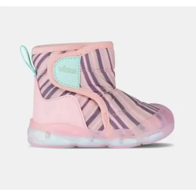 Vicco Helyum Işıklı İçi Polarlı Kız Bebek İlk Adım Karbotu Pudra